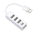 Ewent EW1122 USB 2.0 Blanco - Hub
