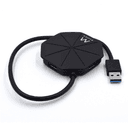 Ewent EW1138 USB 3.2 Gen 1 (3.1 Gen 1) Type-A 5000 Mbit/s Negro - Hub USB