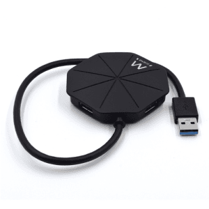 Ewent EW1138 USB 3.2 Gen 1 (3.1 Gen 1) Type-A 5000 Mbit/s Negro - Hub USB