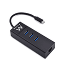 Ewent EW1141 USB 3.2 Gen 1 (3.1 Gen 1) Type-C 5000 Mbit/s Negro - HUB USB