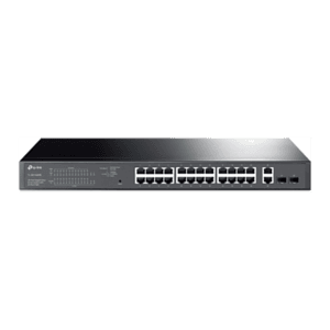 TP-Link TL-SG1428PE switch Gestionado L2 Gigabit Ethernet (10/100/1000) Energía sobre Ethernet (PoE) 1U Negro