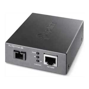 TP-Link TL-FC111A-20 convertidor de medio 100 Mbit/s Monomodo Negro