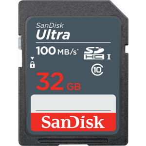 SanDisk Ultra 32GB SDHC Mem Card 100MB/s memoria flash UHS-I Clase 10