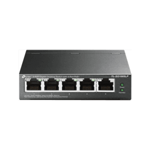 TP-LINK TL-SG1005LP Gigabit Ethernet (10/100/1000) PoE Negro - Hub Switch