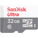 Sandisk 32GB Ultra MicroSDHC + Adaptador SD 100MB/S CLASS 10 UHS-I - Tarjeta Memoria