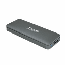 TooQ TQE-2281G caja para disco duro externo M.2 Caja externa para unidad de estado sólido (SSD) Gris