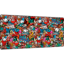 Subblim Graffiti Extended XL - Alfombrilla Gaming