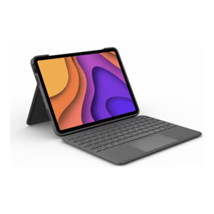 Logitech Folio Touch AZERTY Francés Gris Smart Connector