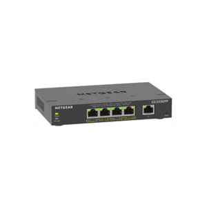 Netgear GS305EPP L2/L3 Gigabit Ethernet (10/100/1000) PoE Negro - Hub Switch