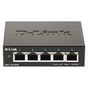 D-Link DGS-1100-05V2 switch Gestionado Gigabit Ethernet (10/100/1000) Negro - Hub Switch