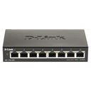 D-Link DGS-1100-08V2 Gigabit Ethernet (10/100/1000) Negro - Hub Switch