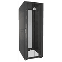 Vertiv VR3357 armario rack 48U Rack o bastidor independiente Negro, Transparente