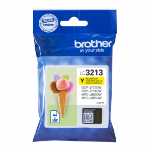 Brother LC3213Y cartucho de tinta 1 pieza(s) Original Alto rendimiento (XL) Amarillo