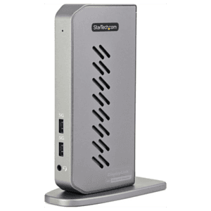 StarTech.com Dock USB-C o USB-A - Docking Station Universal Híbrido USB 3.0 para Ordenador Portátil USB Tipo C o USB-A - para 2 