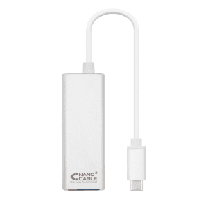 Nanocable Conversor USB-C A Ethernet Gigabit 10/100/1000 Mbps. 15cm - Adaptador