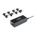 TooQ TQLC-65BS02AT adaptador e inversor de corriente Interior 65 W Negro