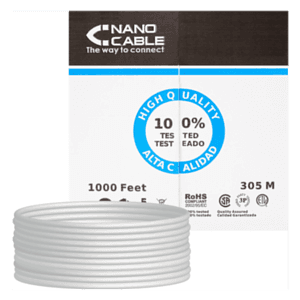 Nanocable CABLE RED RJ45 CAT.5E FTP RIGIDO AWG24, 305 M