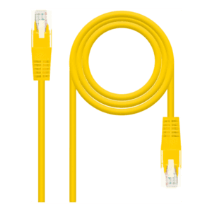 Nanocable 10.20.0402-Y cable de red Amarillo 2 m Cat6e U/UTP (UTP)