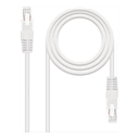 Nanocable CABLE RED LATIGUILLO RJ45 CAT.5E UTP AWG24, BLANCO, 2.0 M