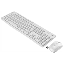 Logitech MK295 Silent Wireless Combo teclado RF inalámbrico QWERTY Francés Blanco - Combo