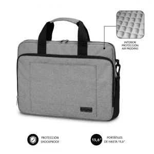 Subblim Air Padding Laptop Bag 15,6" Gis - Maletin