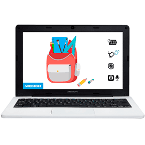 Medion E11201 - Celeron N3450 - 4GB RAM - 64GB SSD - 11,6´´ - W10 - Ordenador Portátil