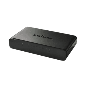 Edimax ES-3308P V2 switch Gestionado Fast Ethernet (10/100) Negro
