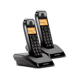 Motorola S12 Duo Teléfono DECT Identificador de llamadas Negro