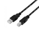 AISENS A101-0007 cable USB 3 m USB 2.0 USB A USB B Negro