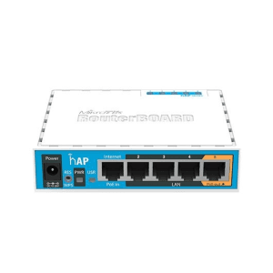 Mikrotik hAP Blanco Energía sobre Ethernet (PoE)