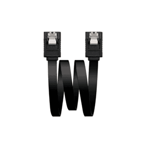 Nanocable SATA III 6G Con Anclajes Negro 0.5m - Cable