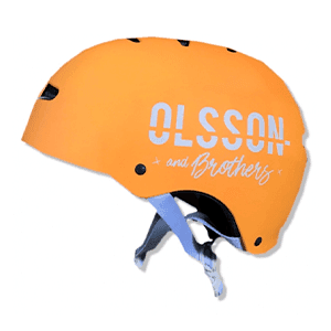 CASCO OLSSON TALLA S/M ADULTO NARANJA