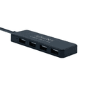 Aisens Hub USB 2.0, Tipo A/M - 4 x Tipo A/H, Negro 30 cm - HUB USB