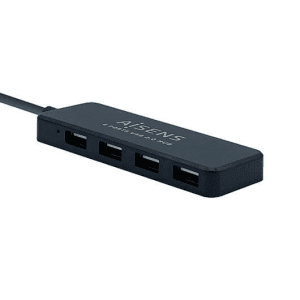 Aisens Hub USB 2.0, Tipo A/M - 4 x Tipo A/H, Negro 30 cm - HUB USB