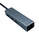 AISENS A109-0396 hub de interfaz USB 3.2 Gen 1 (3.1 Gen 1) Type-C Gris