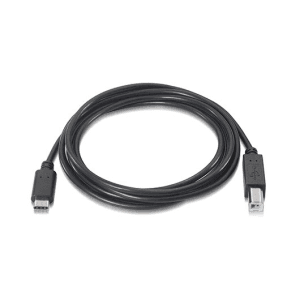 AISENS A107-0053 cable USB USB 2.0 1 m USB C USB B Negro