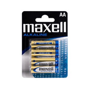 Maxell Pack 4 Pilas Alcalinas LR6 AA