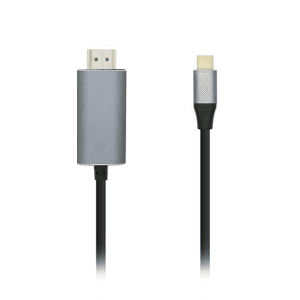 Aisens Cable conversor USB-C a HDMI 4K@60HZ USB-C/M-HDMI/M Negro 1.8m - Cable Adaptador
