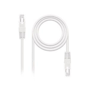 Nanocable Latiguillo RJ45 CAT.6 UTP AWG24 2m Blanco - Red