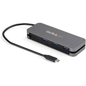 StarTech.com Hub USB C de 4 Puertos - 3 USB-A 1 USB-C - Ladrón USB 3.0 Tipo C (USB 3.2 Gen 1) - Alimentado por el Bus - Hub Adap