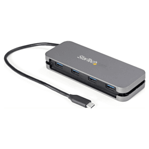 StarTech.com Hub Ladrón USB C de 4 Puertos - 4x USB-A - Concentrador USB 3.0 Tipo C de 5Gbps (USB 3.2 Gen 1) - Hub Portátil USB-