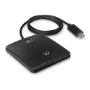 Ewent EW1055 lector de tarjeta inteligente Interior USB 3.2 Gen 1 (3.1 Gen 1) Negro