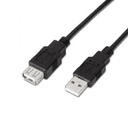 AISENS A101-0017 USB 2.0 USB A 3m Negro - Cable