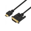 Aisens A117-0090 Gender Changer HDMI Type A (Standard) DVI 18+1 Negro - Cable