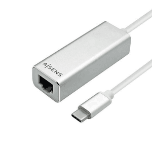 AISENS Conversor USB 3.1 Gen1 A USB C A Ethernet Gigabit 10/100/1000 Mbps, 15cm