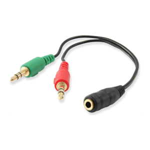 Ewent EC1642 cable de audio Negro Verde Rojo