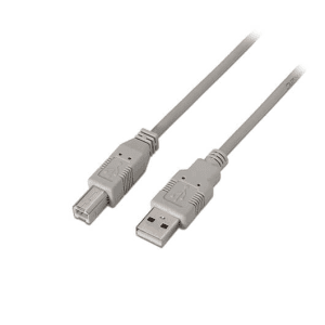 AISENS A101-0001 cable USB 1 m USB 2.0 USB A USB B Beige