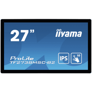 iiyama ProLite TF2738MSC-B2 monitor pantalla táctil 68,6 cm (27") 1920 x 1080 Pixeles Multi-touch Multi-usuario Negro