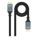 TooQ 10.15.8002 HDMI tipo A 2m Negro - Cable
