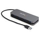 StarTech.com Hub USB 3.0 de 4 Puertos USB-A - Ladrón USB 3.2 Gen 1 SuperSpeed de 5Gbps Portátil Tipo A - Alimentado por el Bus U